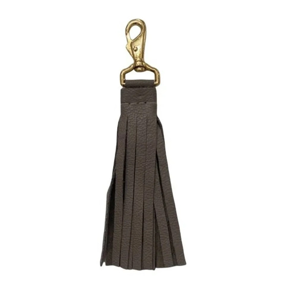Leather Fringe Tassel Key Chain Purse Charm - Picture 2 of 6